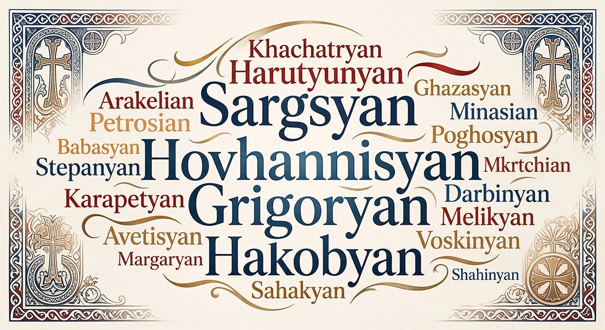 Why Do Armenian Names End in -ian?